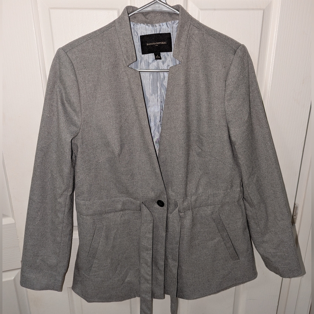 Gray Banana Republic Women's Blazer